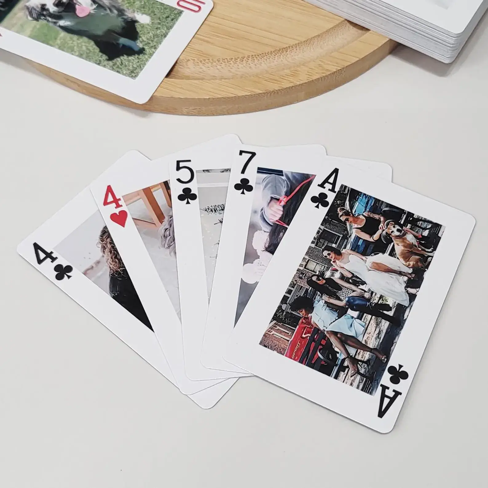 Etsy Custom Family Photo Playing Cards - Personalized