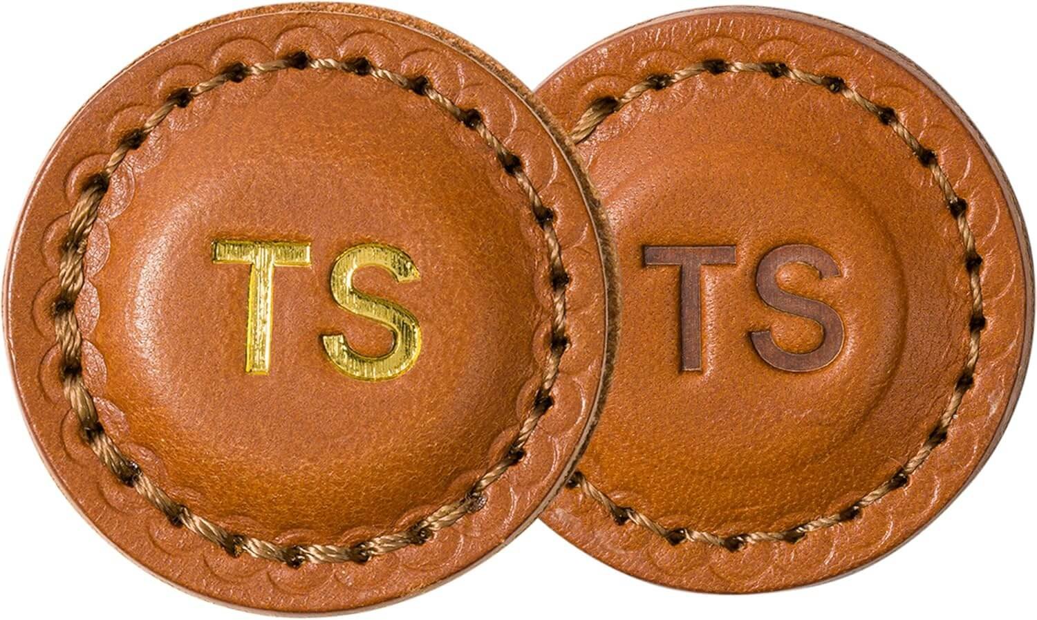 Northwind Personalized Leather Golf Ball Markers (Set of 2)