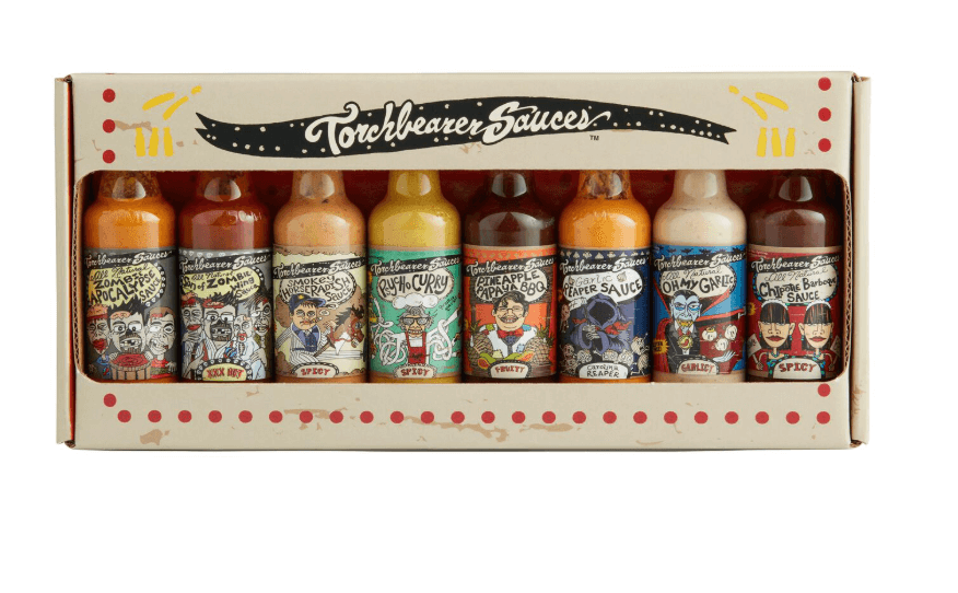 Torchbearer Bestsellers Mini Sauce Gift Set 8 Pack